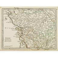 Old, Antique map image download for Poitou, Saintonge, Angoumois.