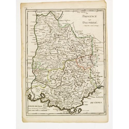 Old map image download for Provence et Dauphiné.