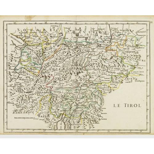 Old map image download for Le Tirol.