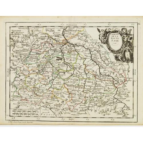 Old map image download for Cercle de la Haute Saxe.