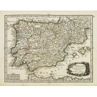 Old, Antique map image download for L' Espagne Suivant les Nouvelles Observations.