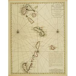 Carte des Antilles Francoises et des Isles Voisines..
