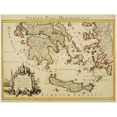 Old map image download for Graeciae Pars Meridionalis..