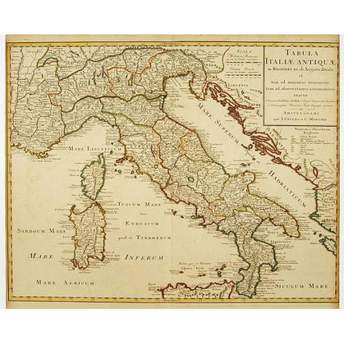 Old map image download for Tabula Italiae Antiquae..