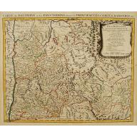 Old map image download for Tabula Delphinatus et vicinarum regionum..