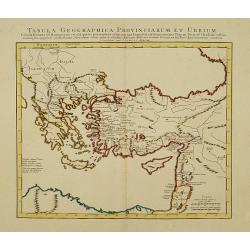 Tabula Geographica Provinciarum et Urbium Colonia Romana. .