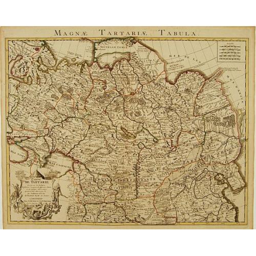 Old map image download for Carte de Tartarie Dressée sur les Relations de plusieurs Voyageurs..