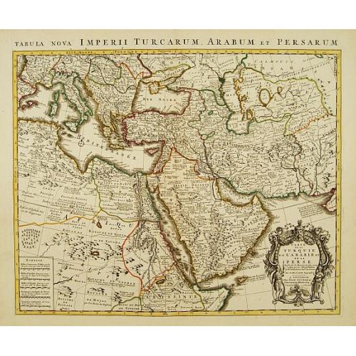 Old map image download for Carte de la Turquie, de l'Arabie et de la Perse..