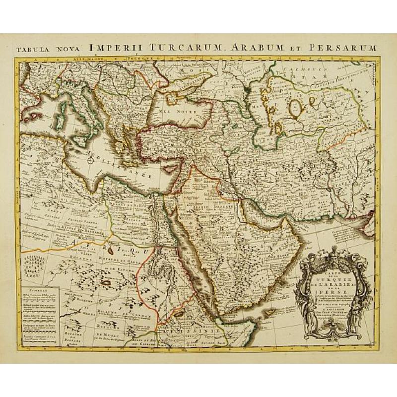 Carte de la Turquie, de l'Arabie et de la Perse..