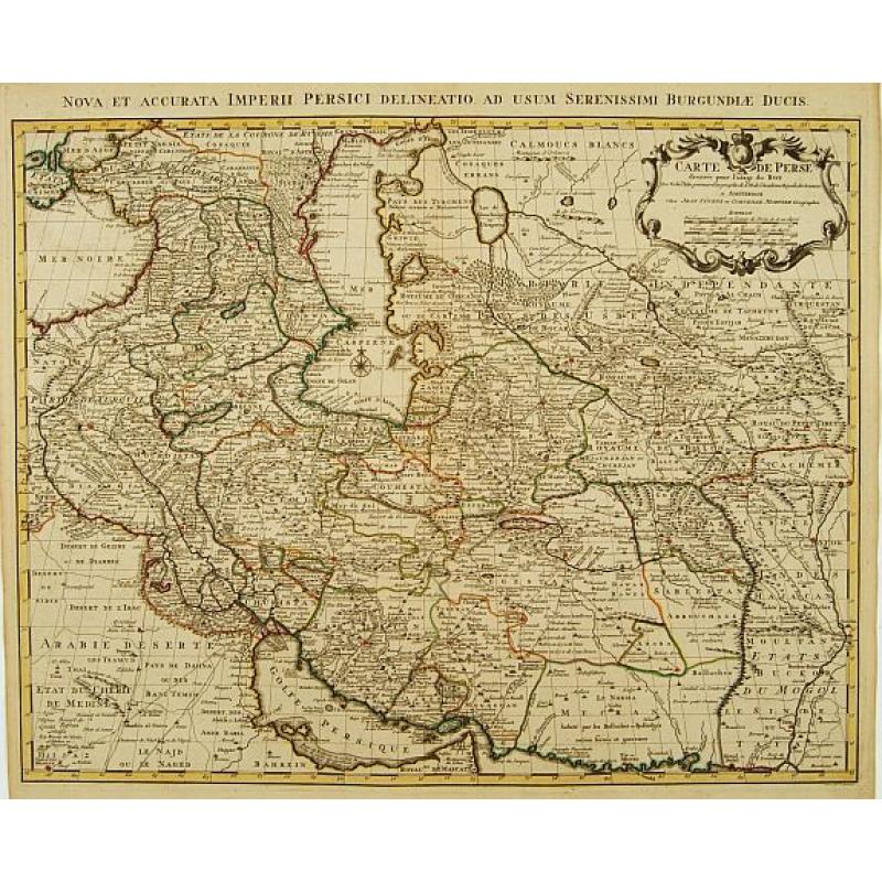 Carte de Perse dressée pour l'usage du Roy..