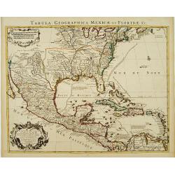 Carte du Mexique et de la Floride des Terres Angloises et des Isles Antilles. . .
