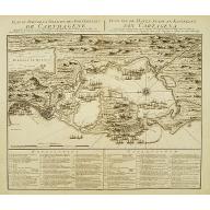 Old map image download for Plan du Port de la Ville et des Forteresses de Carthagène..