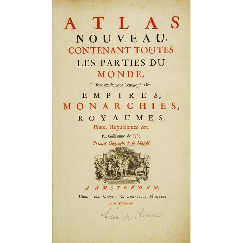 Title page: Atlas nouveau, contenant toutes les parties du monde..