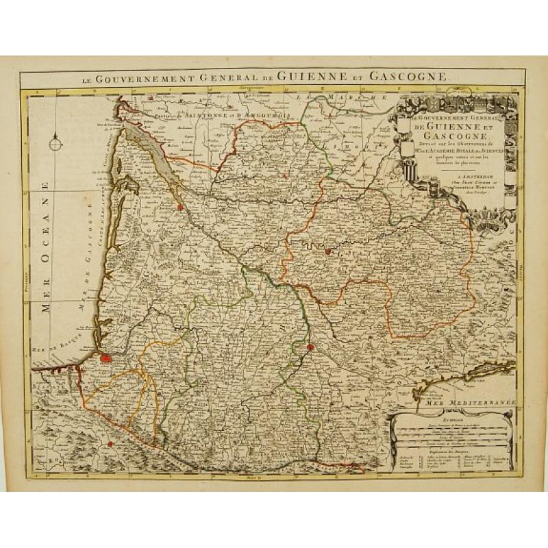 Le Gouvernement General de Guienne et Gascogne.