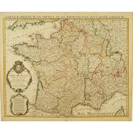 Old map image download for Carte De France Dressée pour l'usage du Roy..