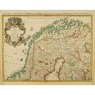 Old, Antique map image download for Cartes Des Courones Du Nord Qui Comprend les Royaumes de Danemark, Suede & Nowege, &c.. [and] Seconde Carte des Courones du Nord..