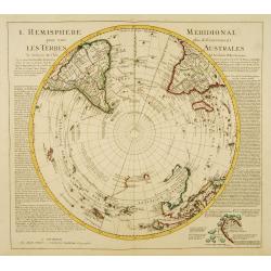 L'Hemisphere Meridional pour voir plus distinctement les Terres Australes.