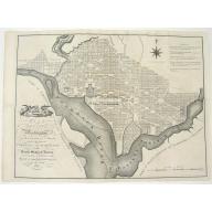 Old, Antique map image download for PLAN OF THE CITY OF WASHINGTON, IN THE TERRITORY OF COLUMBIA...