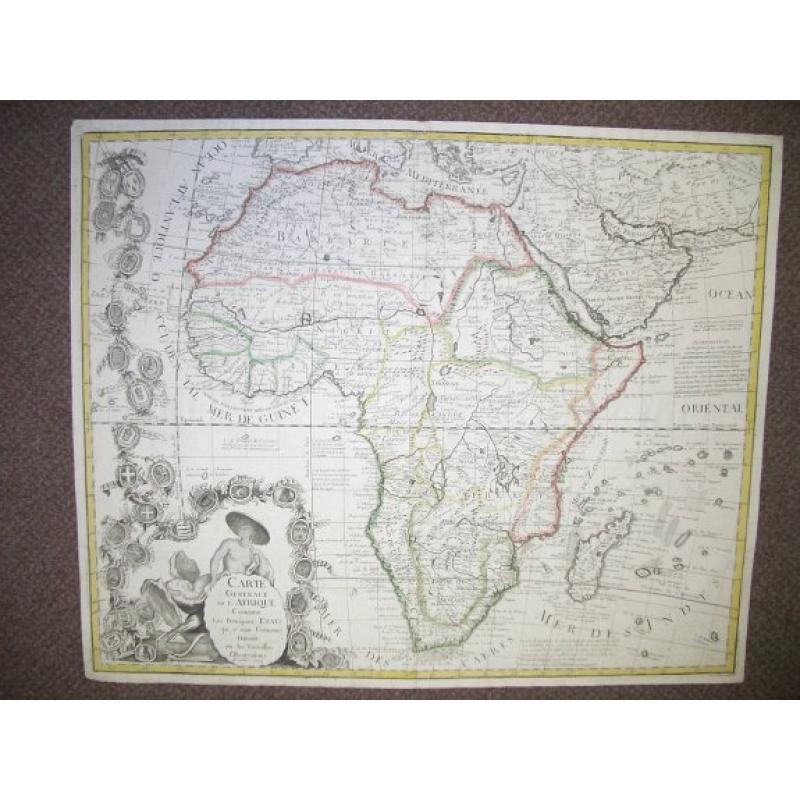 Carte générale de l'Afrique contenant les principaux états dressée sur les nouvelles observations?