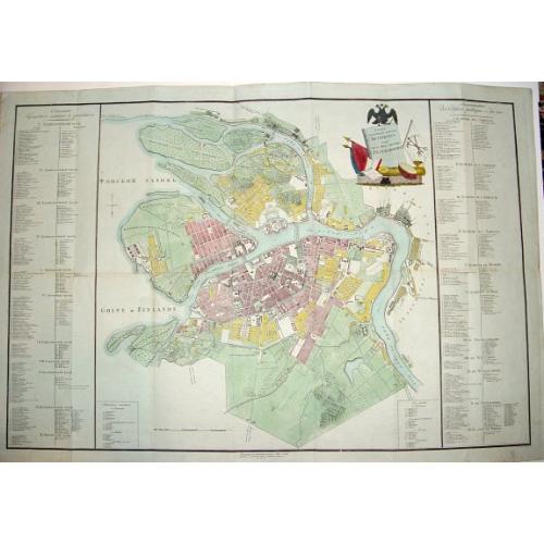 Old map image download for PLAN DE LA VILLE CAPITALE S. PETERSBOURG