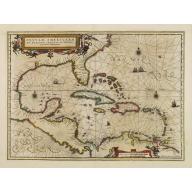 Old, Antique map image download for Insulae Americanae in oceano septentrionali..