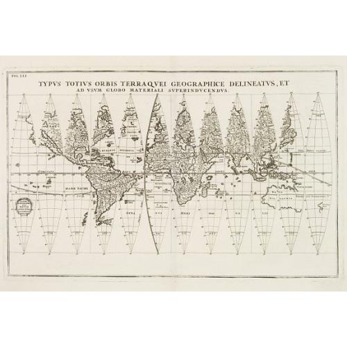 Old map image download for Typus Totius Orbis Terraquei Geographice..