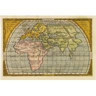 Old, Antique map image download for Orbis terrarum hunc typum secundum Pomponii Melae traditionem ? Ab.Ortelius 1582.