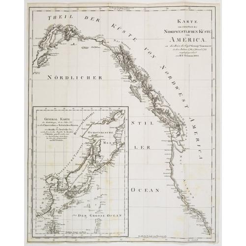 Old map image download for Karte von einem theil der Nord westlichen Küste von America..