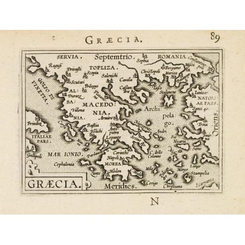 Old map image download for Graecia.