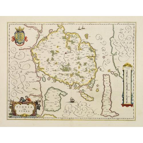 Old map image download for Fionia vulgo Funen