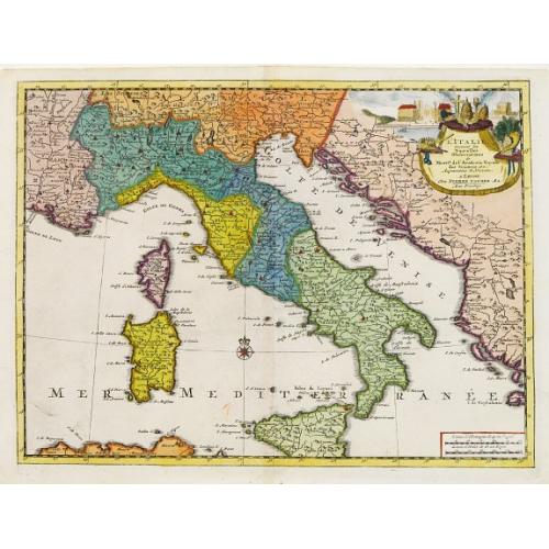 Old map image download for L'Italie.