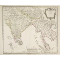 Old, Antique map image download for Les Indes Orientales, ou sount distingues les Empires et Royaumes..