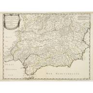 Old map image download for Les Etats de la couronne de Castille.. Andalousie..