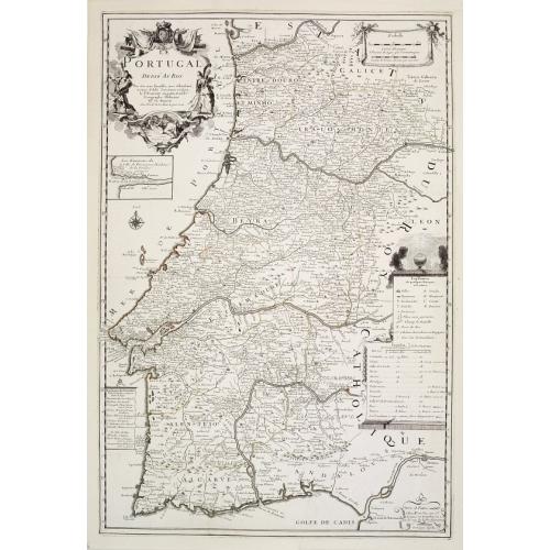 Old map image download for Le Portugal dedié au Roy.