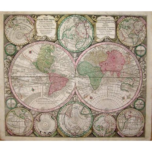 Old map image download for Diversi Globi Terr-Aquei, Statione Variante et Visu Intercendente
