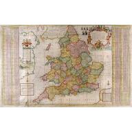 Old map image download for The South Part of Great Britain called England and Wales...