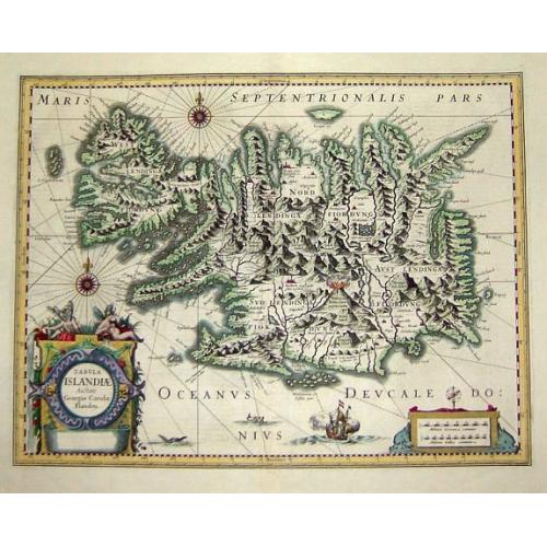 Old map image download for Tabula Islandiae