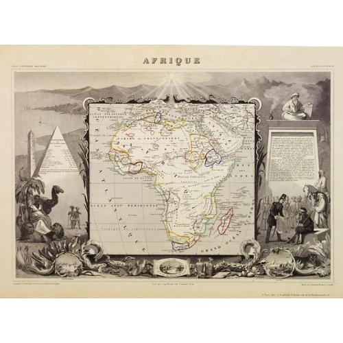 Old map image download for Afrique.