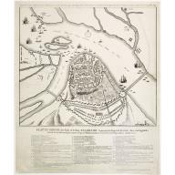 Old map image download for Platte grond der Stadt en vesting BELGRADO, benevens het Leger der Keyserse.. Anno 1717.