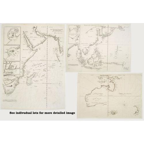 Group of three maps.