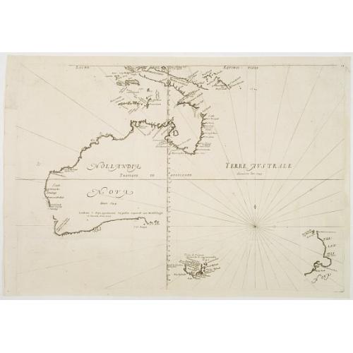 Hollandia Nova detecta 1644 Terre Australe decouuerte l'an 1644.
