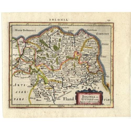 Old map image download for Bolonia et Guines com.
