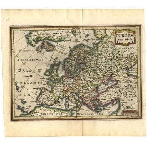 Old map image download for Europae Nova Tabula