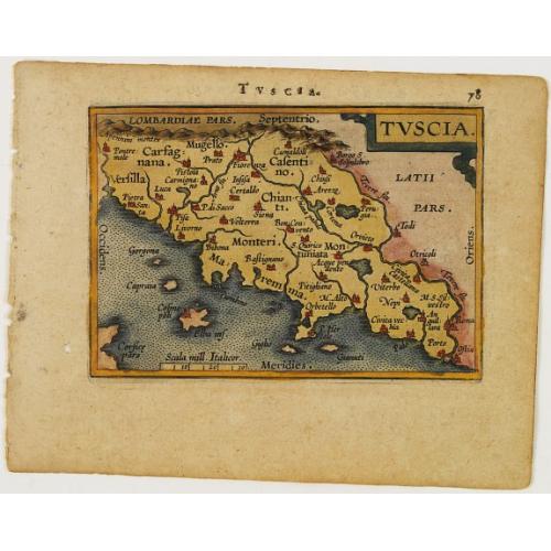 Old map image download for Tuscia.