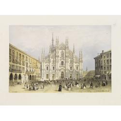 La Place du Dôme à Milan.