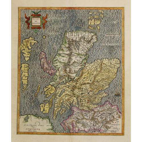 Old map image download for Scotiae regnum.