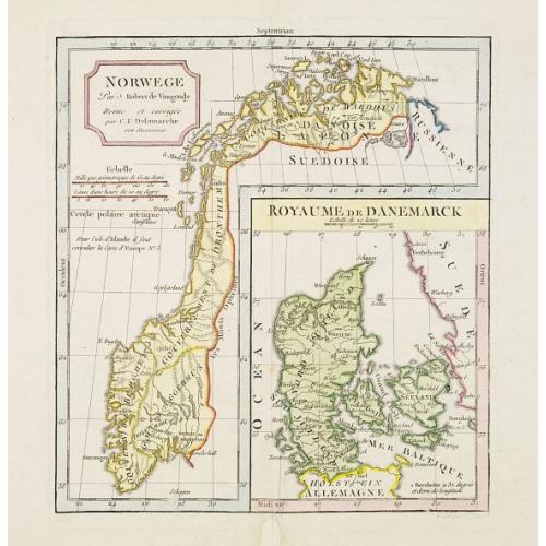 Old map image download for Norwege.. Royaume de Danemarck.