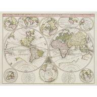 Old, Antique map image download for Le Globe Terrestre Represente en Devx Plans Hemispheres, Et en Diverses Avtres Figvres.