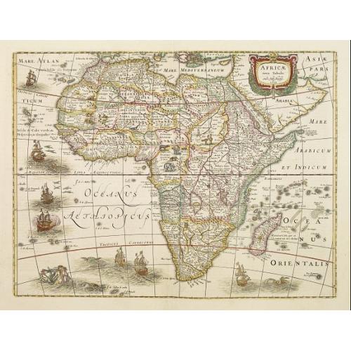 Old map image download for Africae nova Tabula.