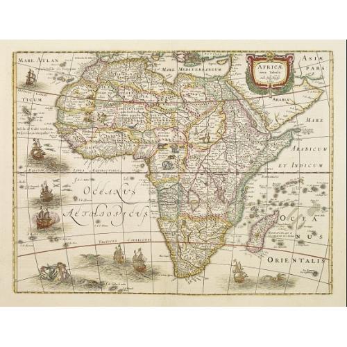 Old map image download for Africae nova Tabula.